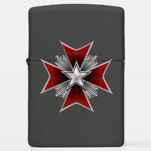 Customizable American Templar Zippo Lighter