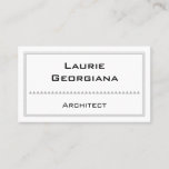 [ Thumbnail: Customizable and Elegant Architect Business Card ]