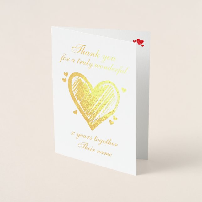 Customizable Anniversary Card (Front)