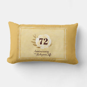 Customizable Anniversary of Religious Life Nun Lumbar Pillow