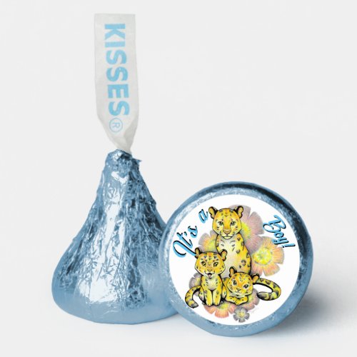 Customizable Another Girl Cute Leopards Baby  Hersheys Kisses