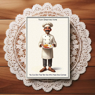 Customizable Any Occasion Cooking / Chef Postcard
