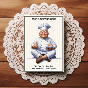 Customizable Any Occasion Cooking / Chef Postcard