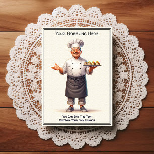 Customizable Any Occasion Cooking / Chef Postcard