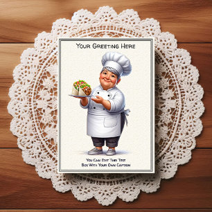 Customizable Any Occasion Cooking / Chef Postcard