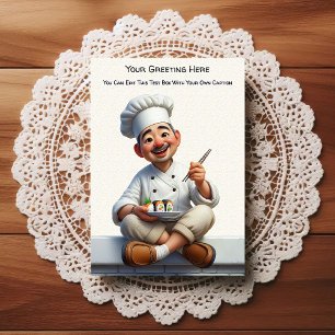 Customizable Any Occasion Cooking / Chef Postcard