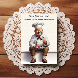 Customizable Any Occasion Cooking / Chef Postcard
