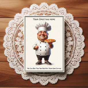 Customizable Any Occasion Cooking / Chef Postcard