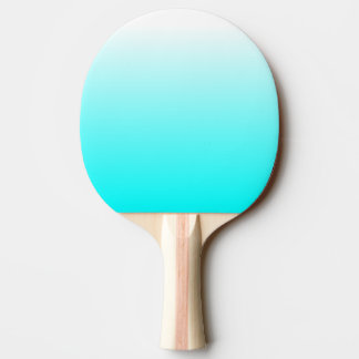 Customizable Aqua Ombre Ping Pong Paddle