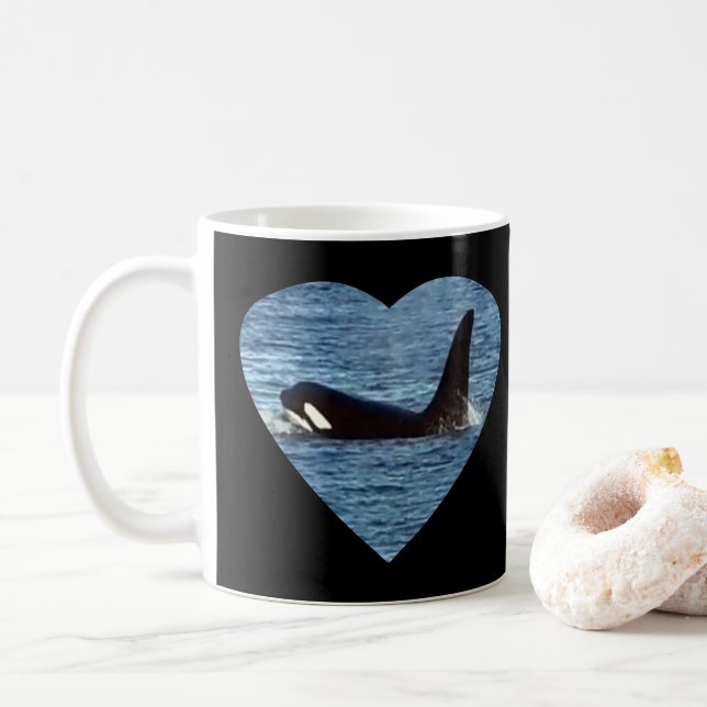 Customizable Aquarius Orca Killer Whale Mug  (With Donut)