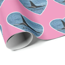 Customizable Aquarius Orca Killer Whale Pink