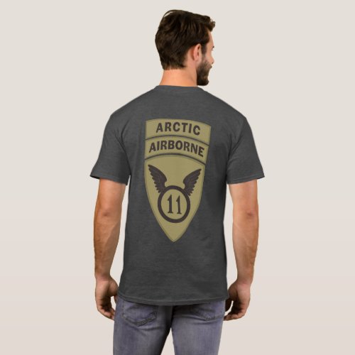 Customizable Arctic Airborne Olive Drab T_Shirt