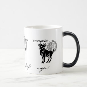 Customizable Aries traits Greek-style Zodiac Color Morph Mug