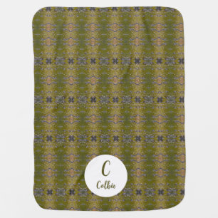 Customizable Arizona Tree Bark Patterned Baby Blanket