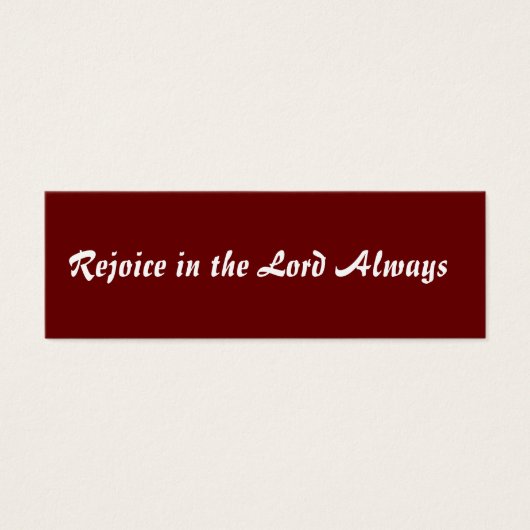 Customizable Art Mini Card (Front)