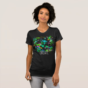 Customizable Artists Paint Splatter Create shirt
