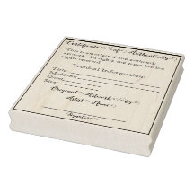 Customizable Artwork Authentication Print I