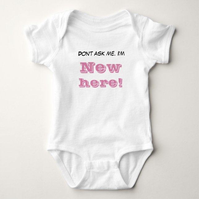 Customizable Ask My Big Sister Baby Bodysuit (Front)