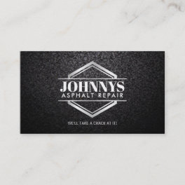 Customizable Asphalt Repair Business Cards