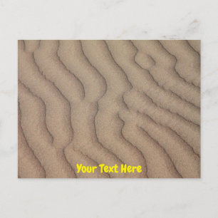 Customizable Atacama Desert sand ripples Postcard