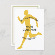 Customizable Athletics Party Invitation