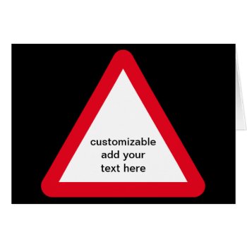 Customizable Attention Sign by Emangl3D at Zazzle