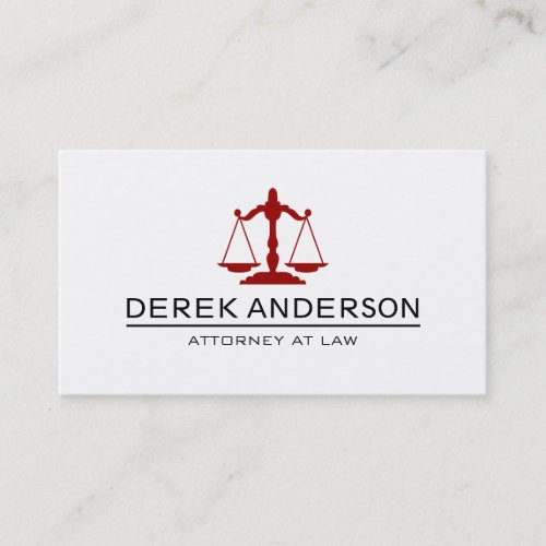 Customizable Attorney Business Cards