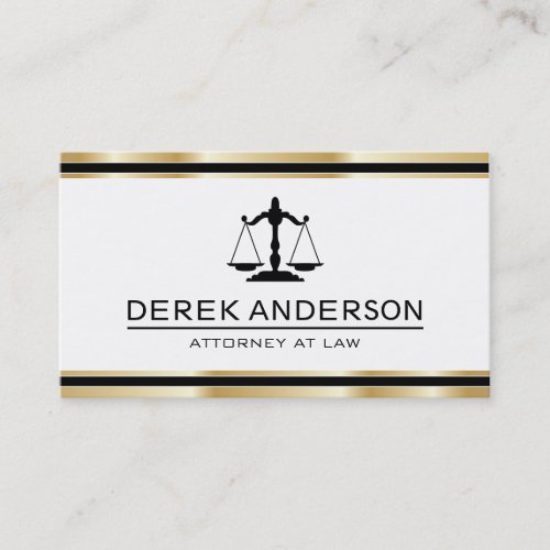 Customizable Attorney Business Cards