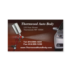 CUSTOMIZABLE Auto Body BC Business Card