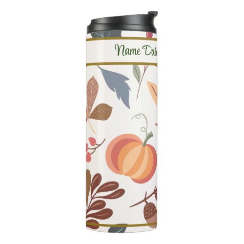 Customizable Autumn Design 12oz Thermal Tumbler