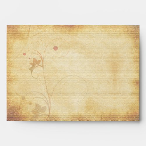 Customizable Autumn Wedding A7 Envelope