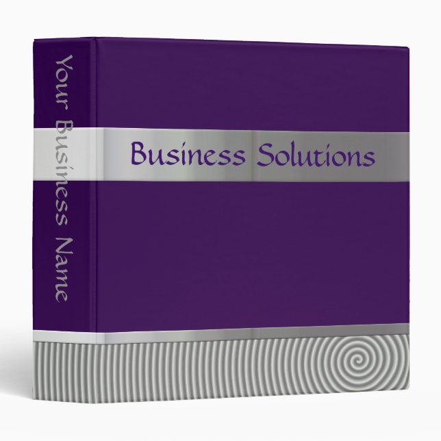 Customizable Avery Business Binder (Front/Spine)