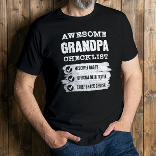 Customizable Awesome Grandpa Funny T-Shirt