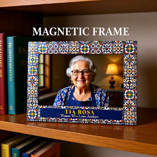 Customizable Azulejo SnapFrame Magnetic Frame