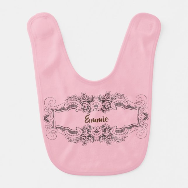 Customizable Baby Bib with Adult or Baby Sides (Front)