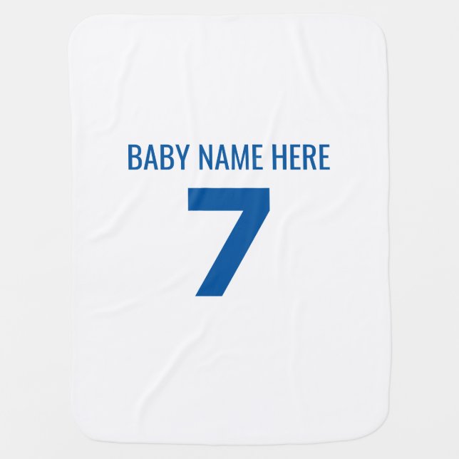 Customizable Baby Blanket (Front)