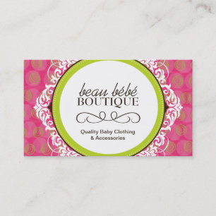 Customizable Baby Boutique Business Card