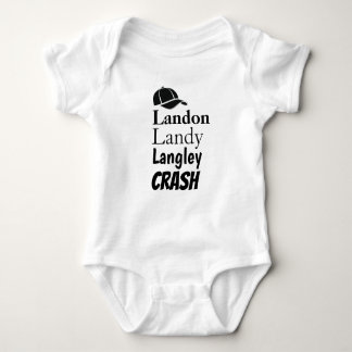 Customizable, Baby Boy, Nickname Cute Hat Bodysuit