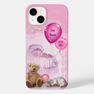 (Customizable) Baby Girl Case-Mate iPhone 14 Case