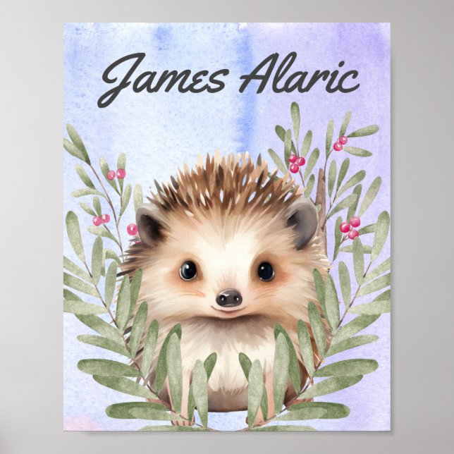 Customizable Baby Nursery Stretched Canvas Print (Front)