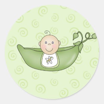 Customizable Baby Shower Stickers by maternity_tees at Zazzle
