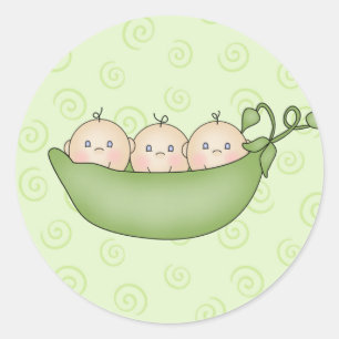 Customizable Baby Shower stickers