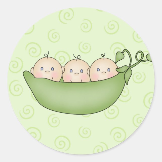 Customizable Baby Shower stickers (Front)