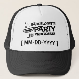 Customizable Bachelorette Party in Progress Hat