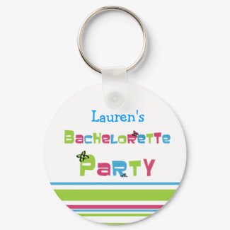 Customizable Bachelorette Party Products keychain