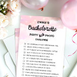 Customizable Bachelorette Scavenger Hunt<br><div class="desc">Beautiful,  customizable Bachelorette Scavenger Hunt Game! You can personalize it with your game's challenges and the bride's name.</div>