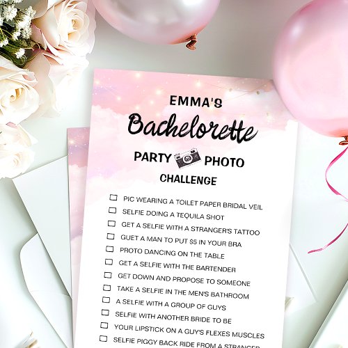 Customizable Bachelorette Scavenger Hunt