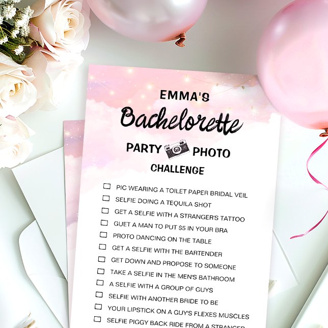 Customizable Bachelorette Scavenger Hunt (Creator Uploaded)