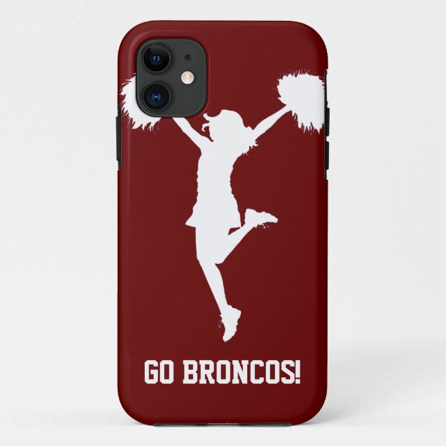 Customizable Background Cheerleader Cheerleading Case-Mate iPhone Case (Back)