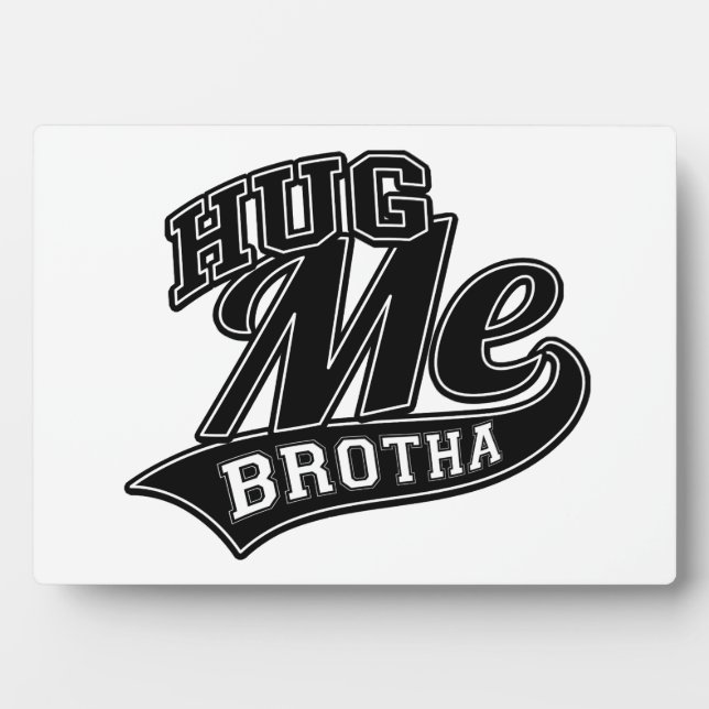 Customizable Background Color for Hug Me Plaque (Front)